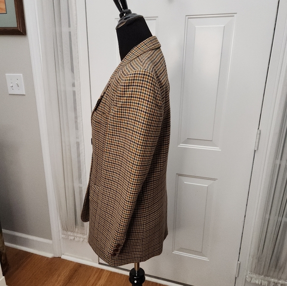 Classic Evan‎ Picone Petites Plaid Wool Blazer  Size 6